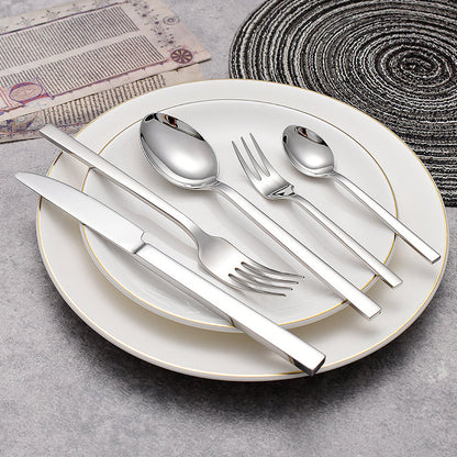 Vaikon Luxury Cutlery Set in Silver by Elysian