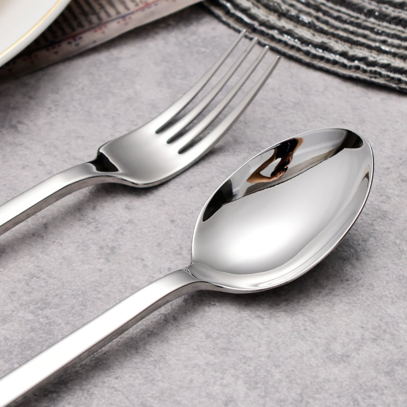 Vaikon Luxury Cutlery Set in Silver by Elysian