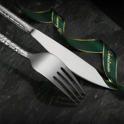 Vaikon Luxury Cutlery Set in Silver by Elle