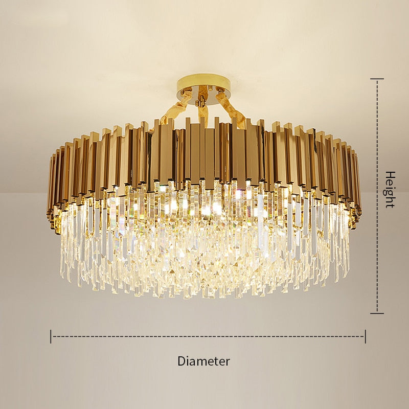 Adorjan Crystal Chandelier