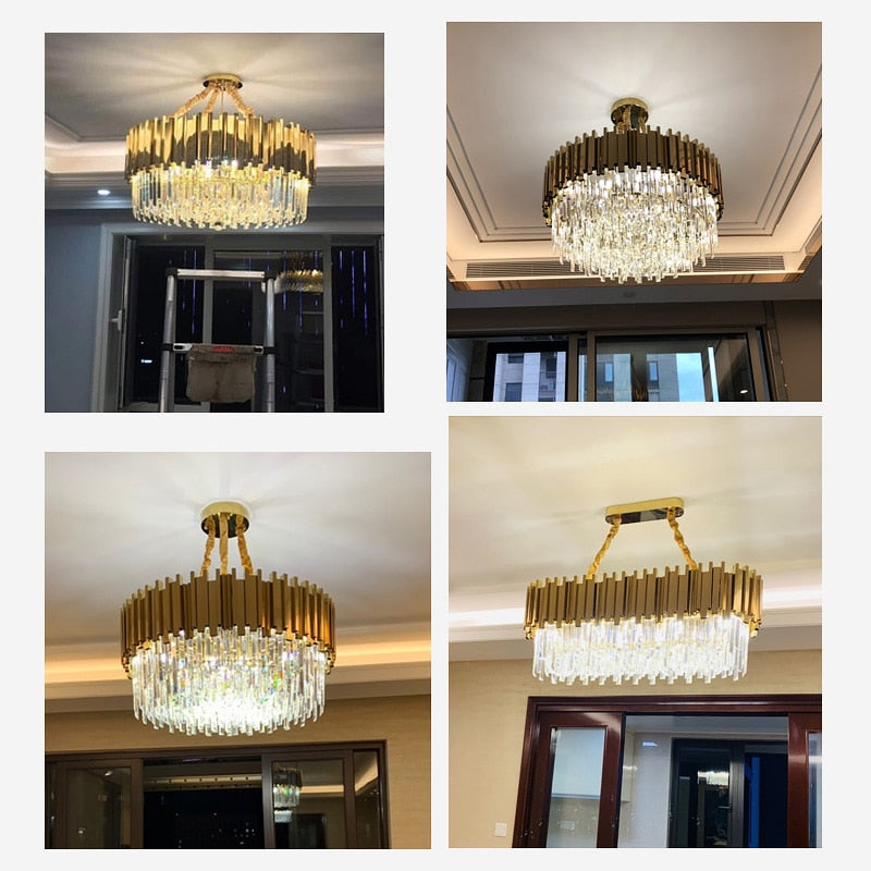 Adorjan Crystal Chandelier