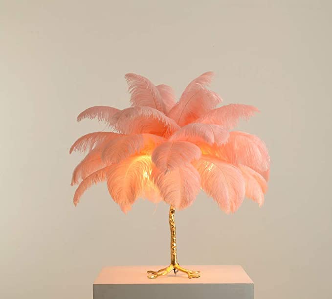 Palmera Luxury Feather Table Lamp