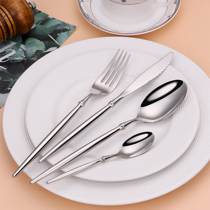 Vaikon Luxury Cutlery Set in Silver by Sara