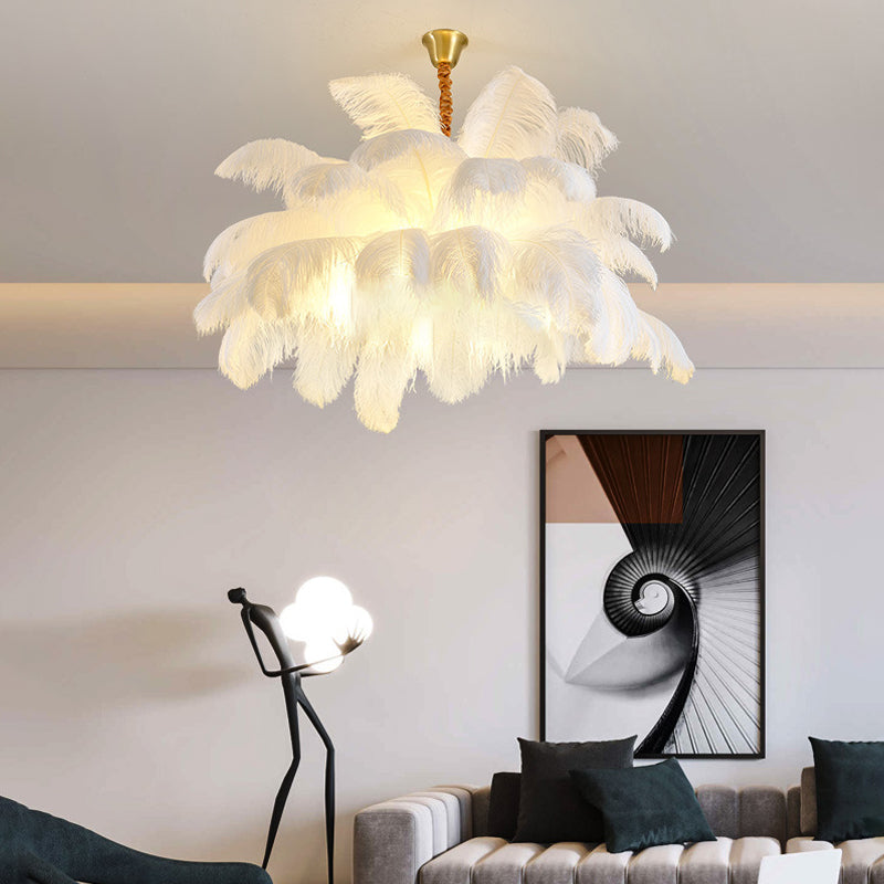 Palmera Luxury Feather Pendant Lamp