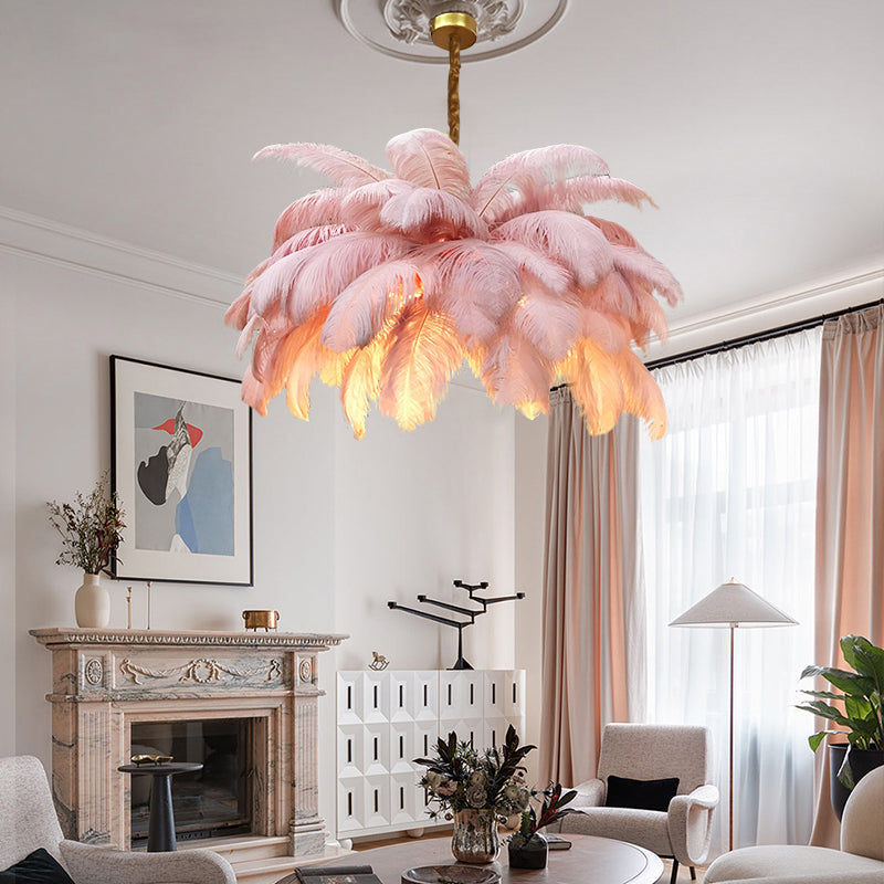 Palmera Luxury Feather Pendant Lamp