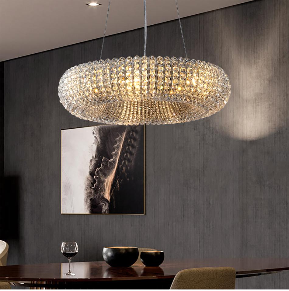 Esmeralda All-Around Crystal Wrapped Rounded  Chandelier