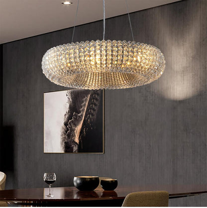 Esmeralda All-Around Crystal Wrapped Rounded  Chandelier