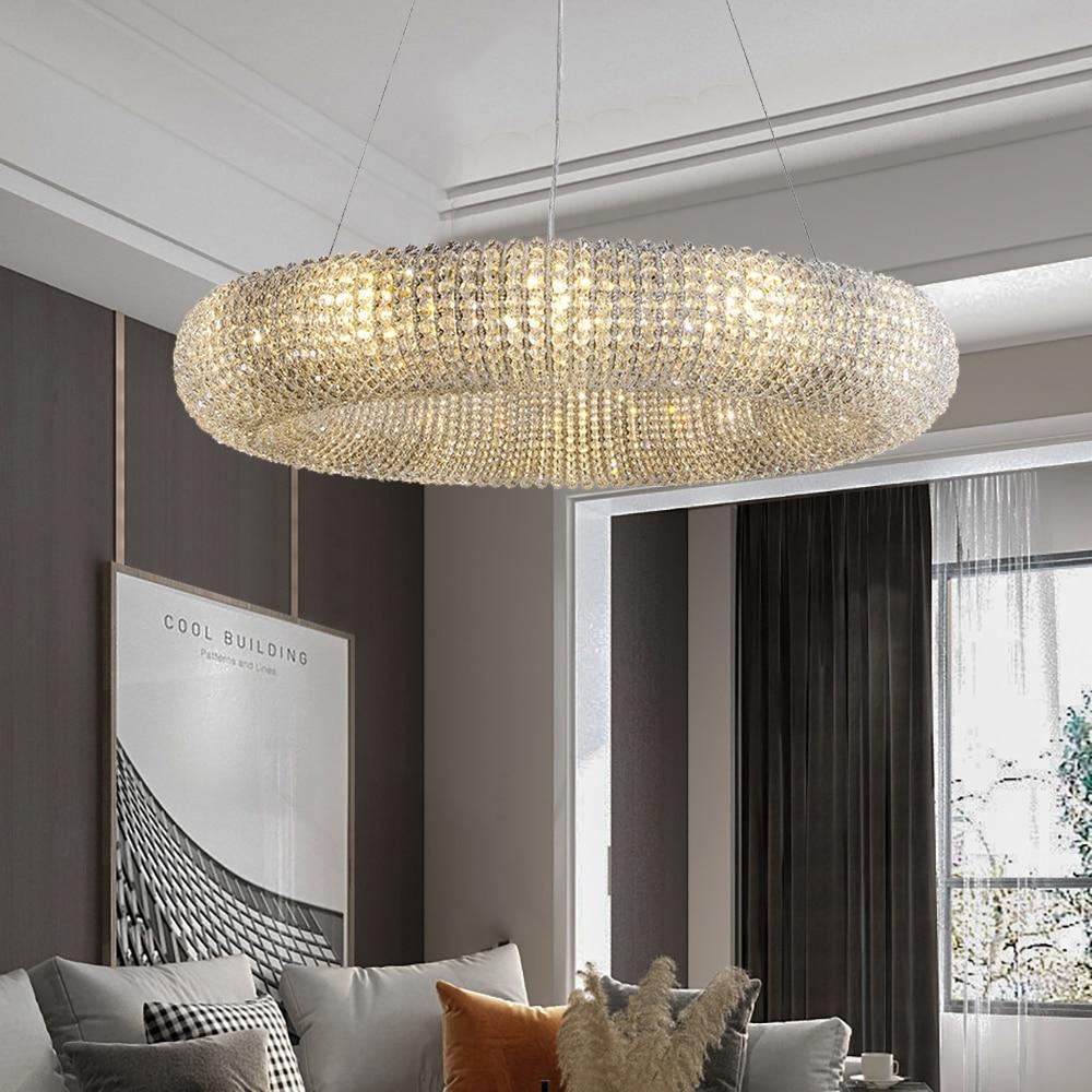 Esmeralda All-Around Crystal Wrapped Rounded  Chandelier